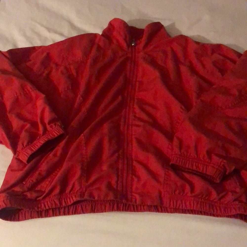 Red zip jacket size M